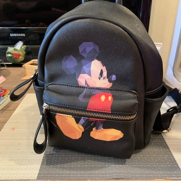 Handbags - Mickey Black backpack